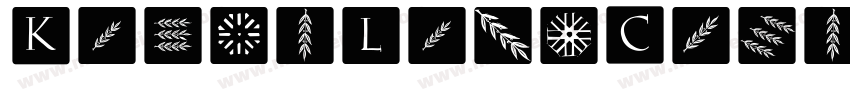 KochsLongCapsSquares Medium字体转换